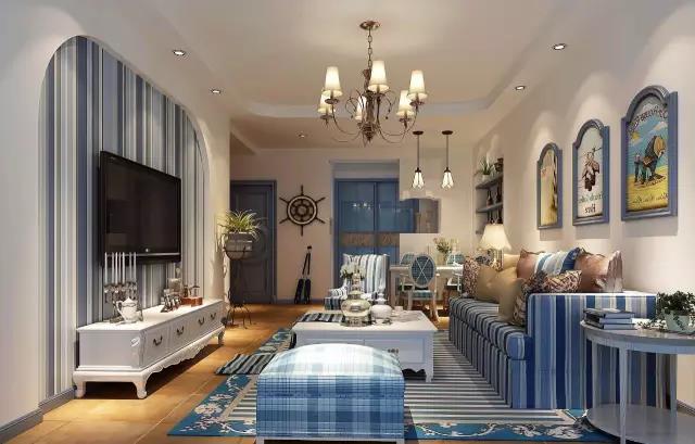 裝修主調(diào)里加些&ldquo;藍(lán)&rdquo;色，真的好美啊~